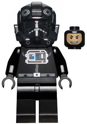 Imperial TIE Fighter Pilot - Black Head, Balaclava Item No: sw0268a