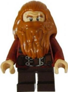 Lor055 Gloin the Dwarf - Dark Orange Hair