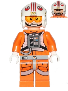 Luke Skywalker (Pilot, Printed Legs, Cheek Lines) Item No: sw0569