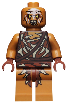 Lor110 Gundabad Orc - Bald, White Forehead Paint