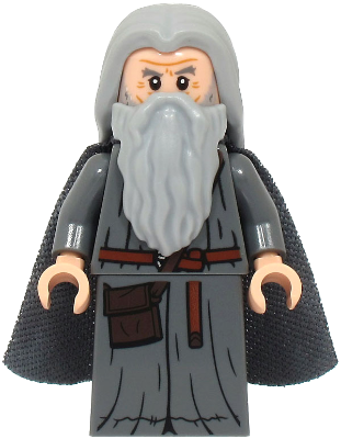 Lor142 Gandalf the Grey - Hair, Robe, Spongy Cape