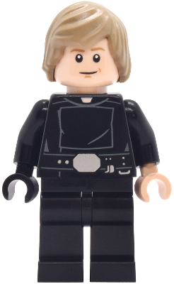 Luke Skywalker - Jedi, Hair with Side Part, Smile with Crease / Frown Item No: sw1476