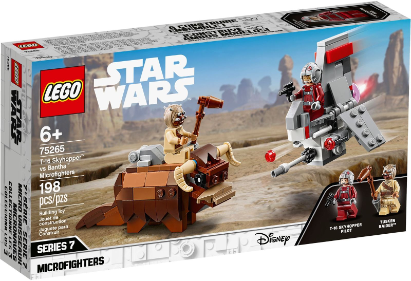 75265 T-16 Skyhopper vs Bantha Microfighters