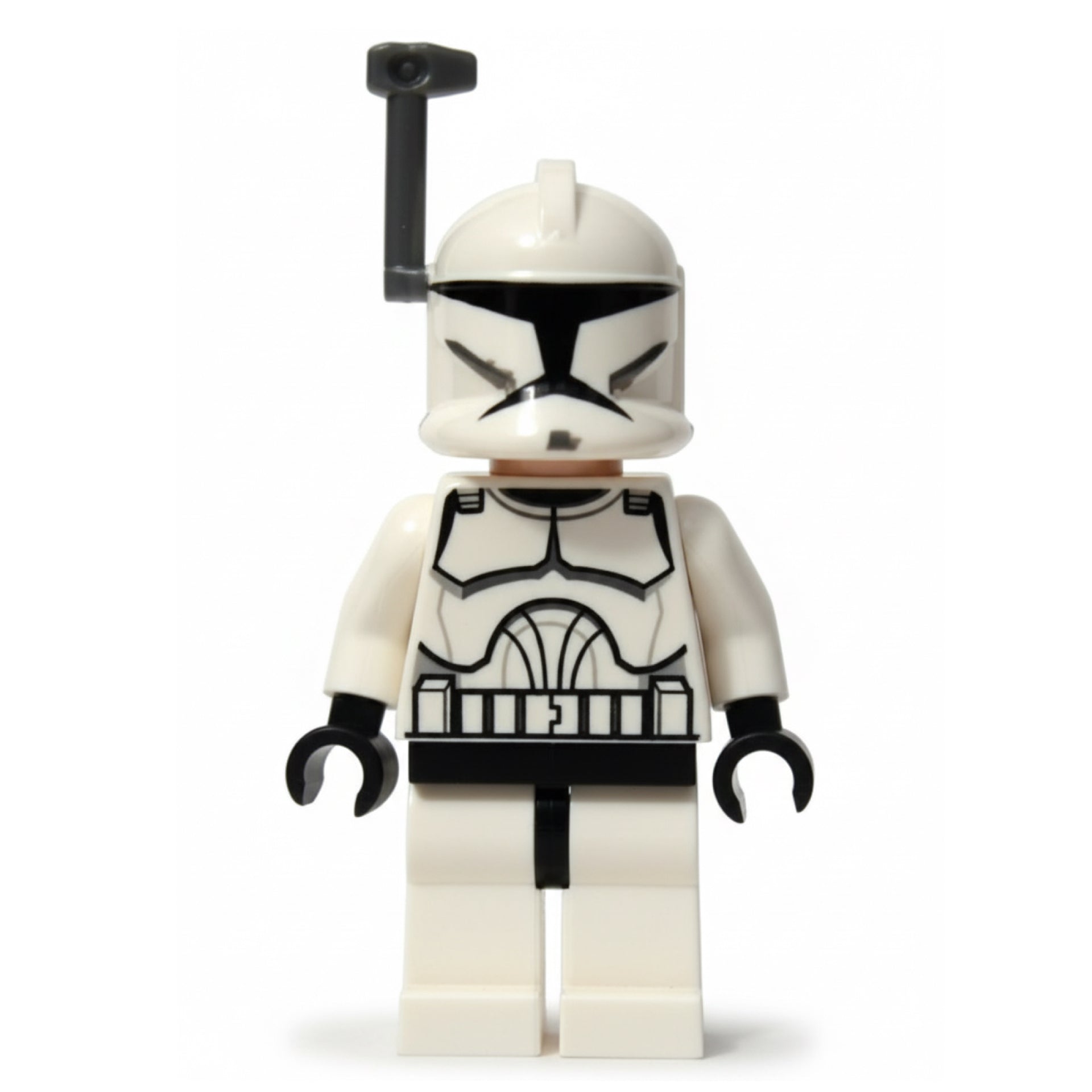 Clone Trooper (Phase 1) - Dark Bluish Gray Rangefinder, Large Eyes Item No: sw0200