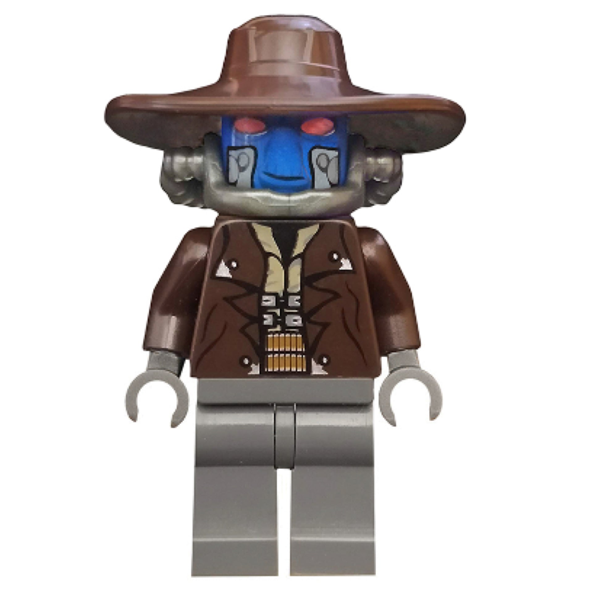 Cad Bane - Blue Head, Dark Bluish Gray Legs Item No: sw0285
