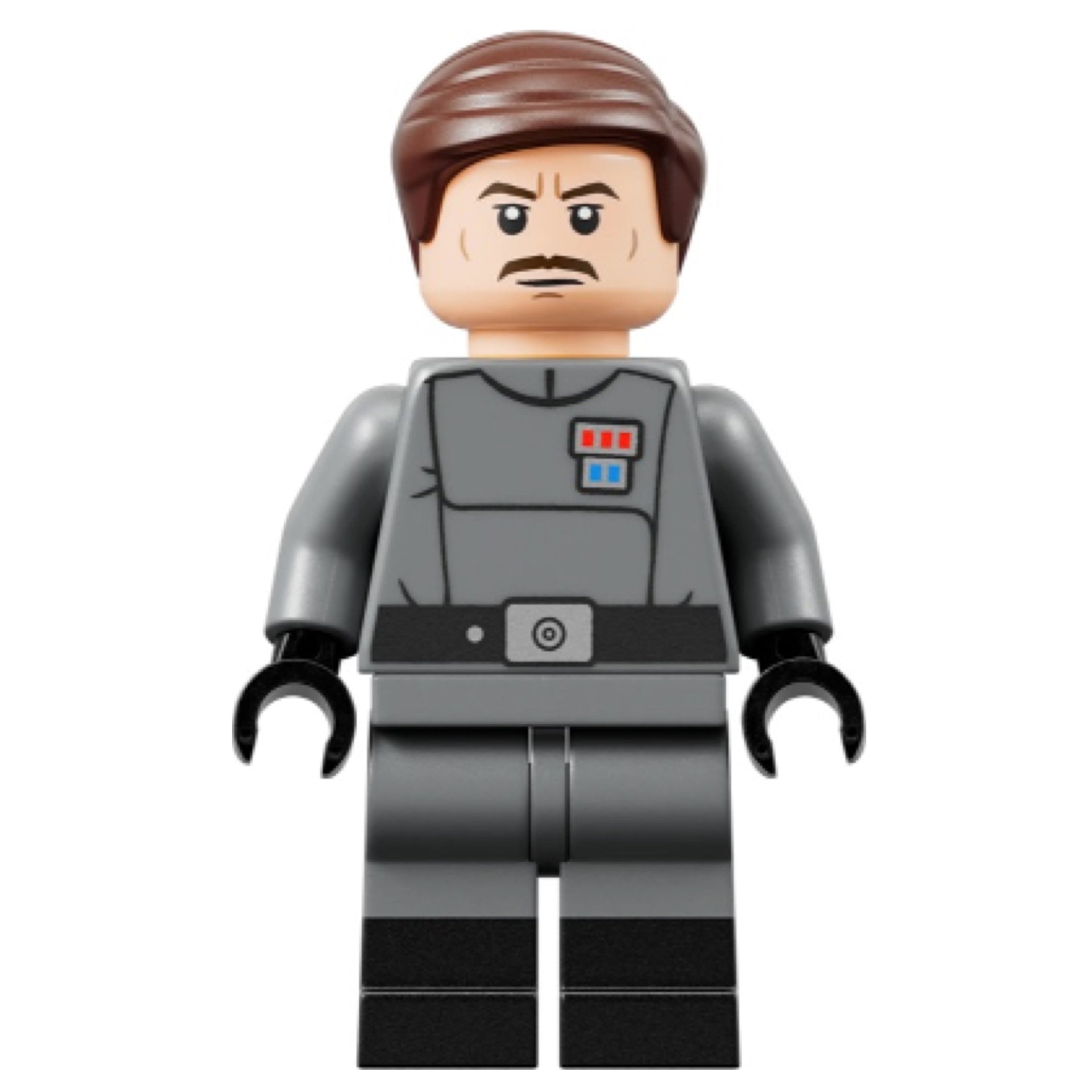 Admiral Wullf Yularen - Dark Bluish Gray Uniform, Dark Brown Hair Item No: sw1316