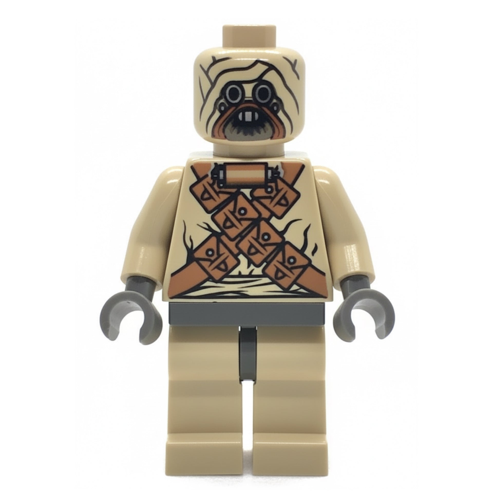Tusken Raider - Tan Head, Plain Legs Item No: sw0052