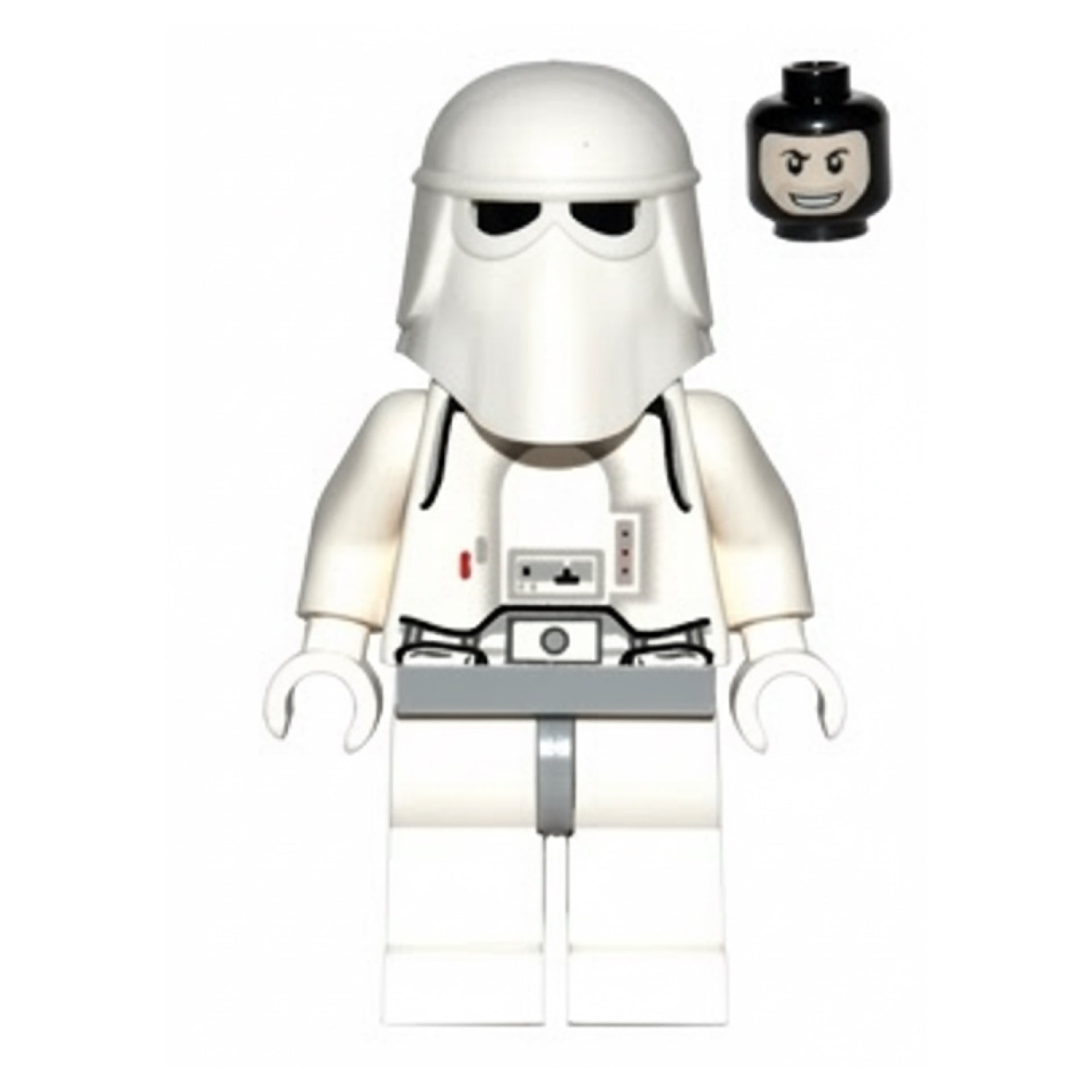 Snowtrooper, Light Bluish Gray Hips, White Hands, Printed Head Item No: sw0428