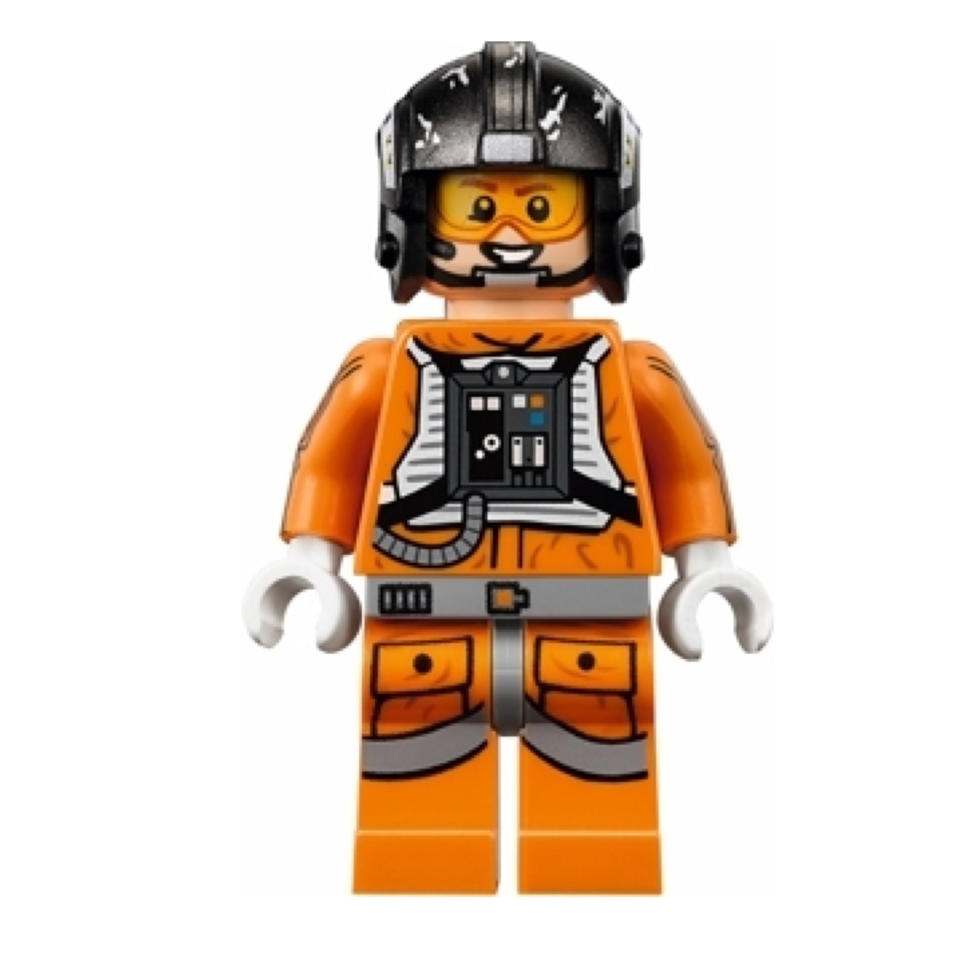 Snowspeeder Pilot Zev Senesca - Pearl Dark Gray Helmet Item No: sw0826