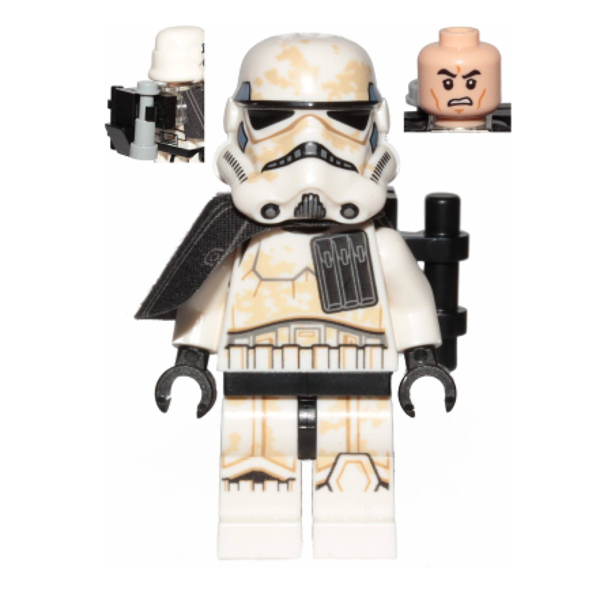 Sandtrooper (Enlisted) - Black Pauldron, Ammo Pouch, Dirt Stains, Survival Backpack Item No: sw0960