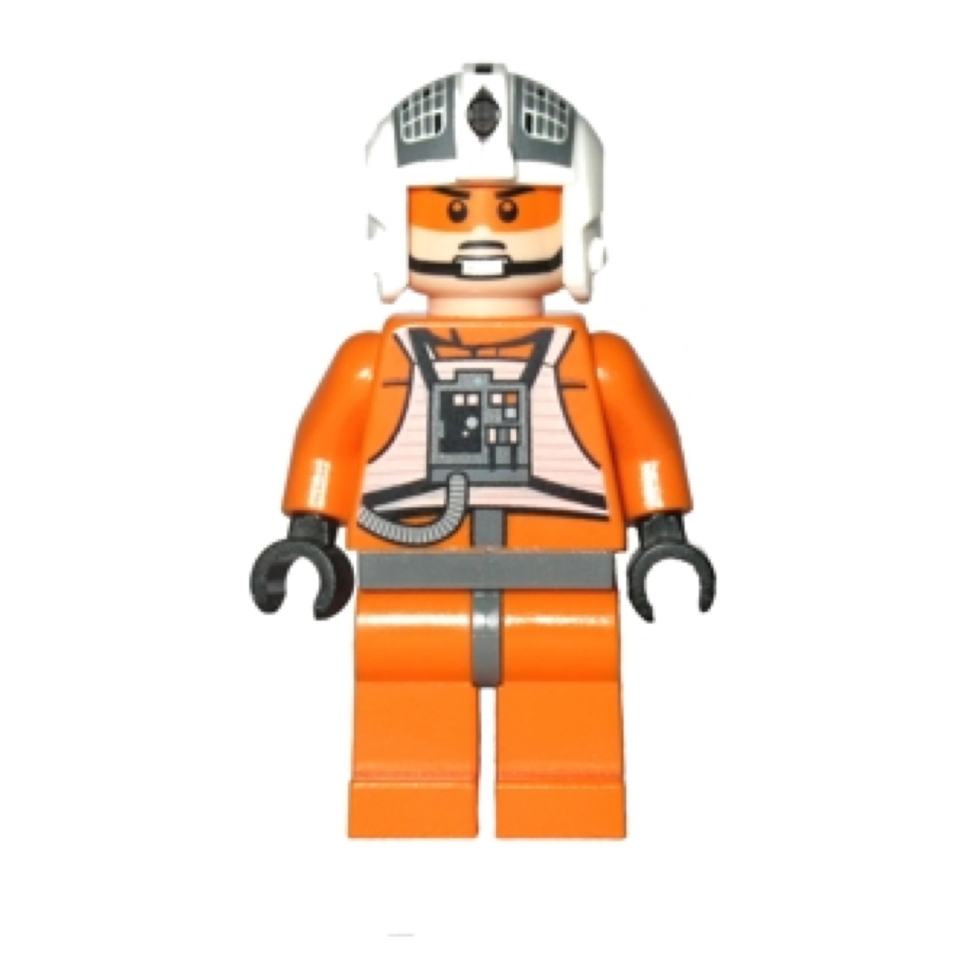 Rebel Pilot Y-wing (Jon 'Dutch' Vander, Gold Leader) - Light Nougat Head with Visor and Chin Strap Item No: sw0369