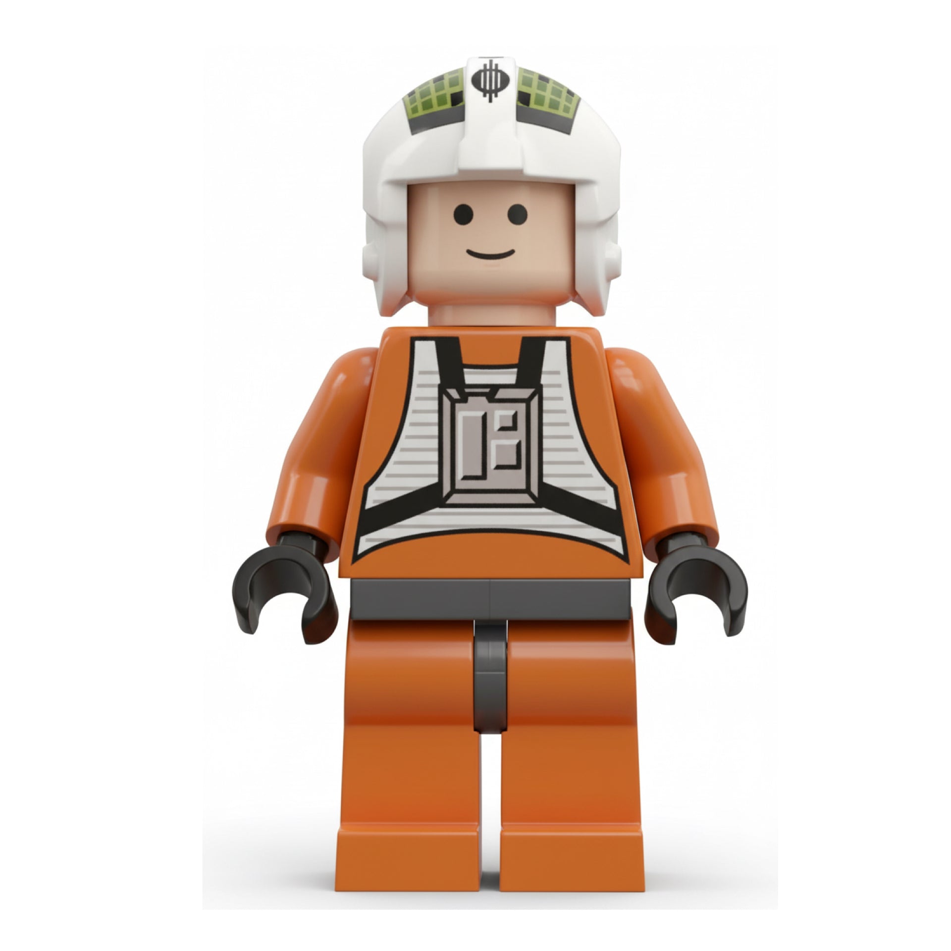 Rebel Pilot Y-wing (Jon 'Dutch' Vander, Gold Leader) - Light Nougat Head Item No: sw0094