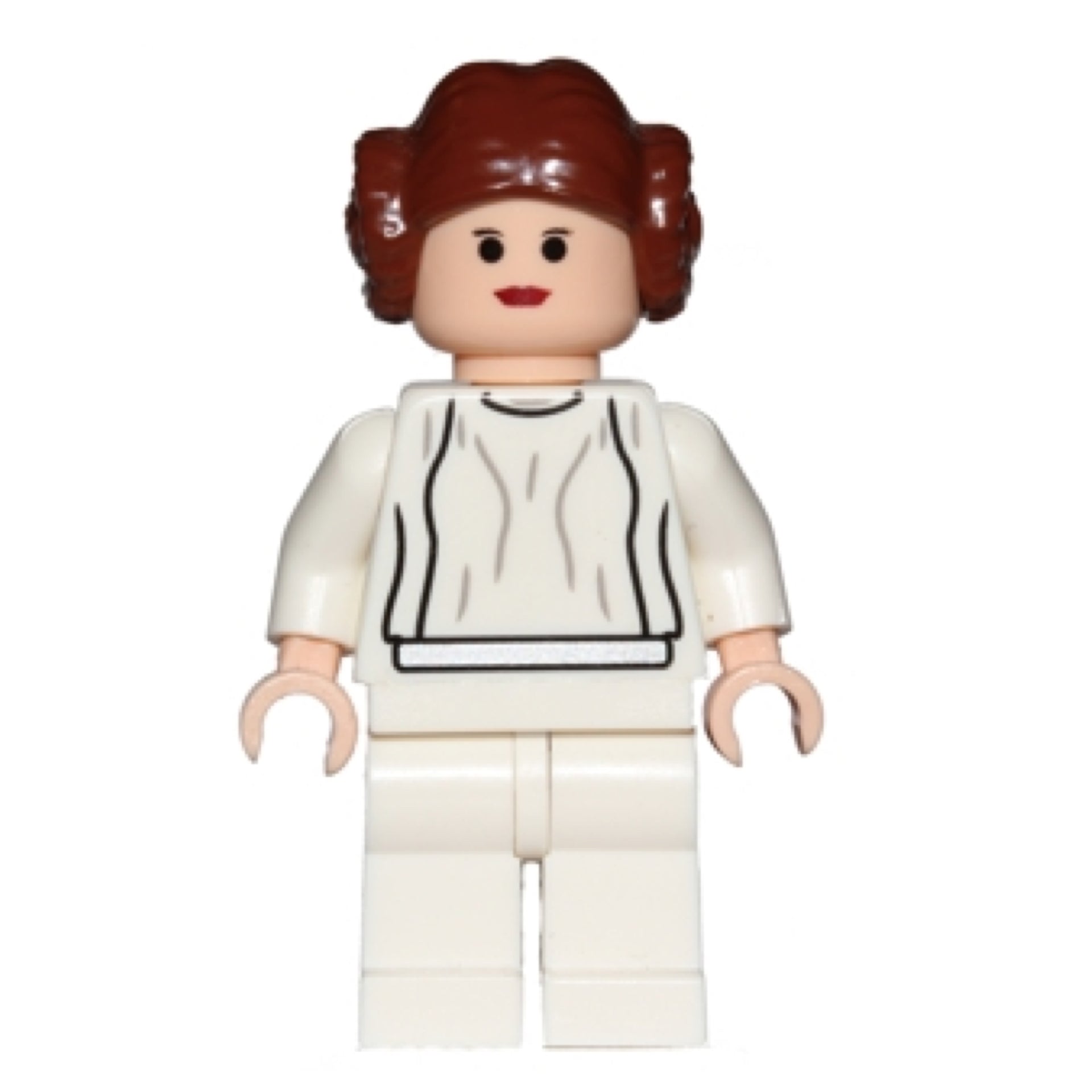Princess Leia - White Dress, Simple Belt, Large Eyes Item No: sw0175b