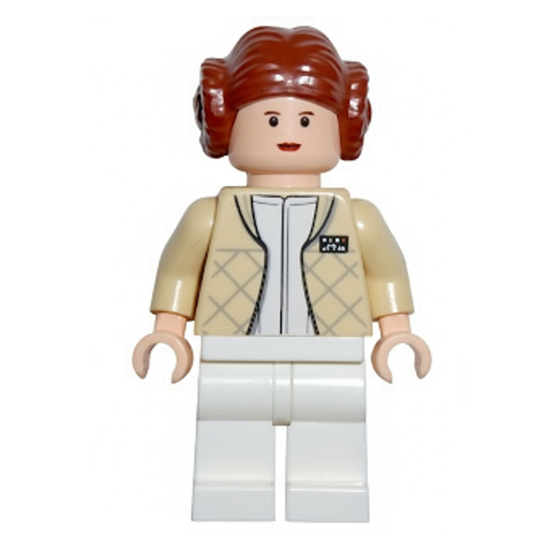 Princess Leia - Hoth Outfit, Tan Jacket, Textured Hair with Buns Item No: sw0113