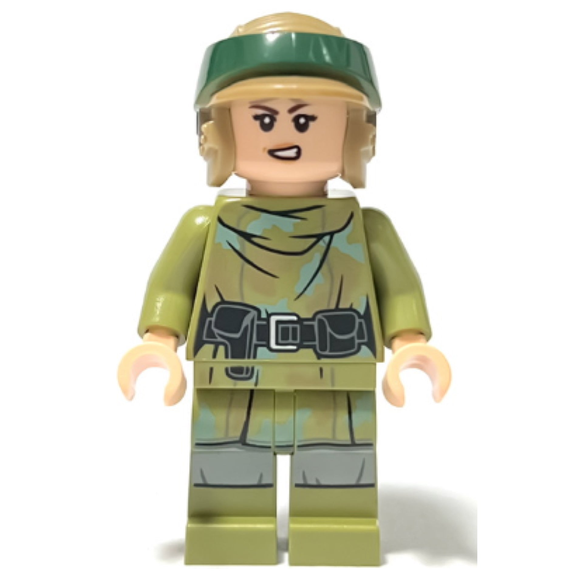 Princess Leia - Endor Outfit, Olive Green Camouflage, Helmet Item No: sw1264