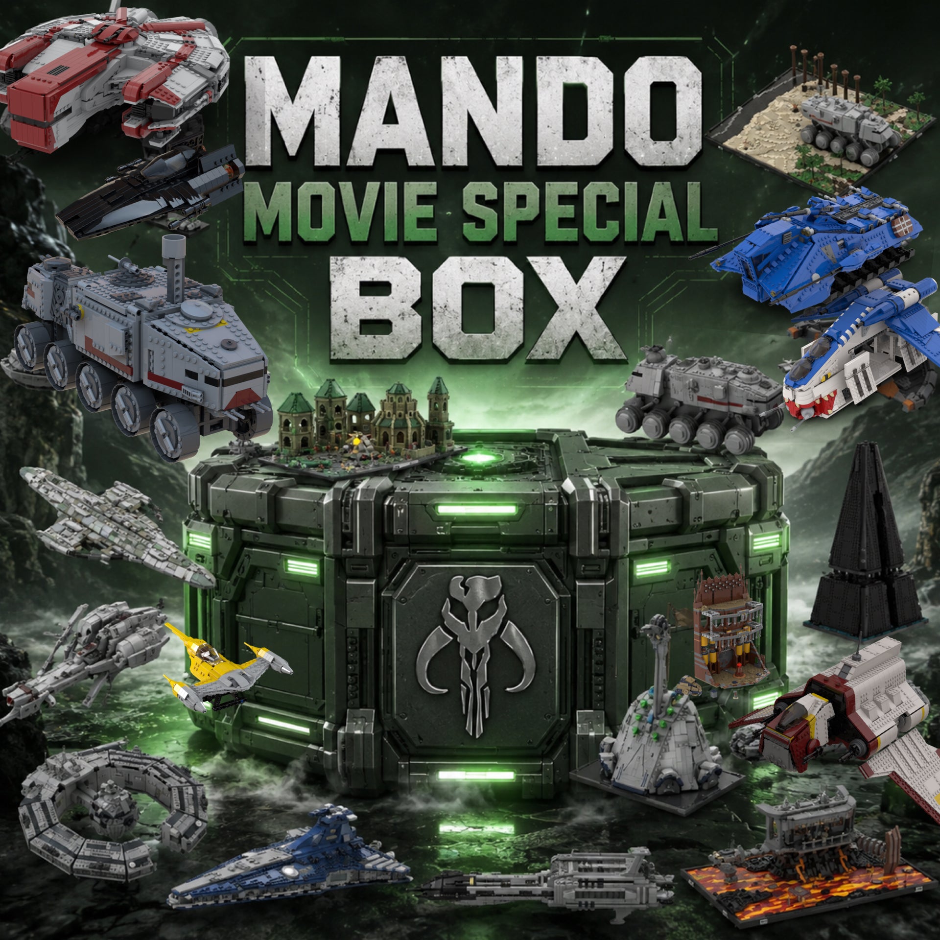SPECIAL MANDO MOVIE RELEASE MYSTERY BOX - PLAYSCALE OR UCS GUARANTEED