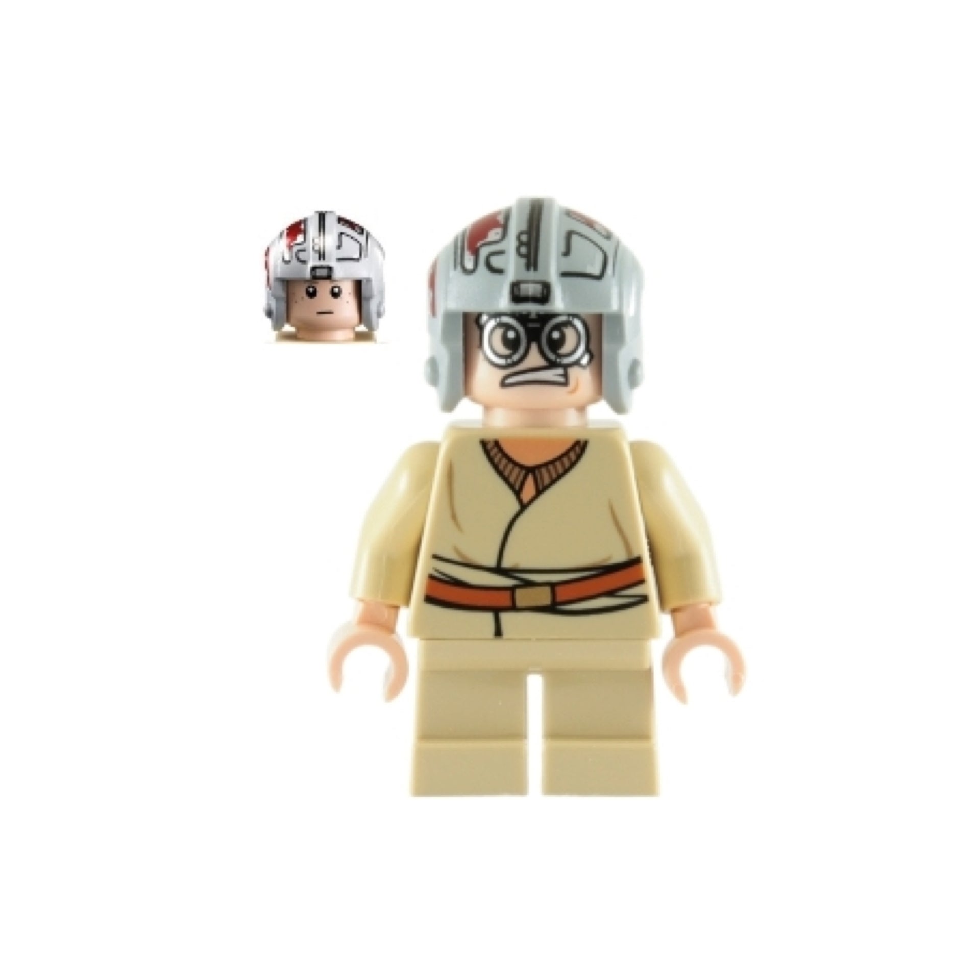 Anakin Skywalker - Short Legs, Light Bluish Gray Helmet Item No: sw0327