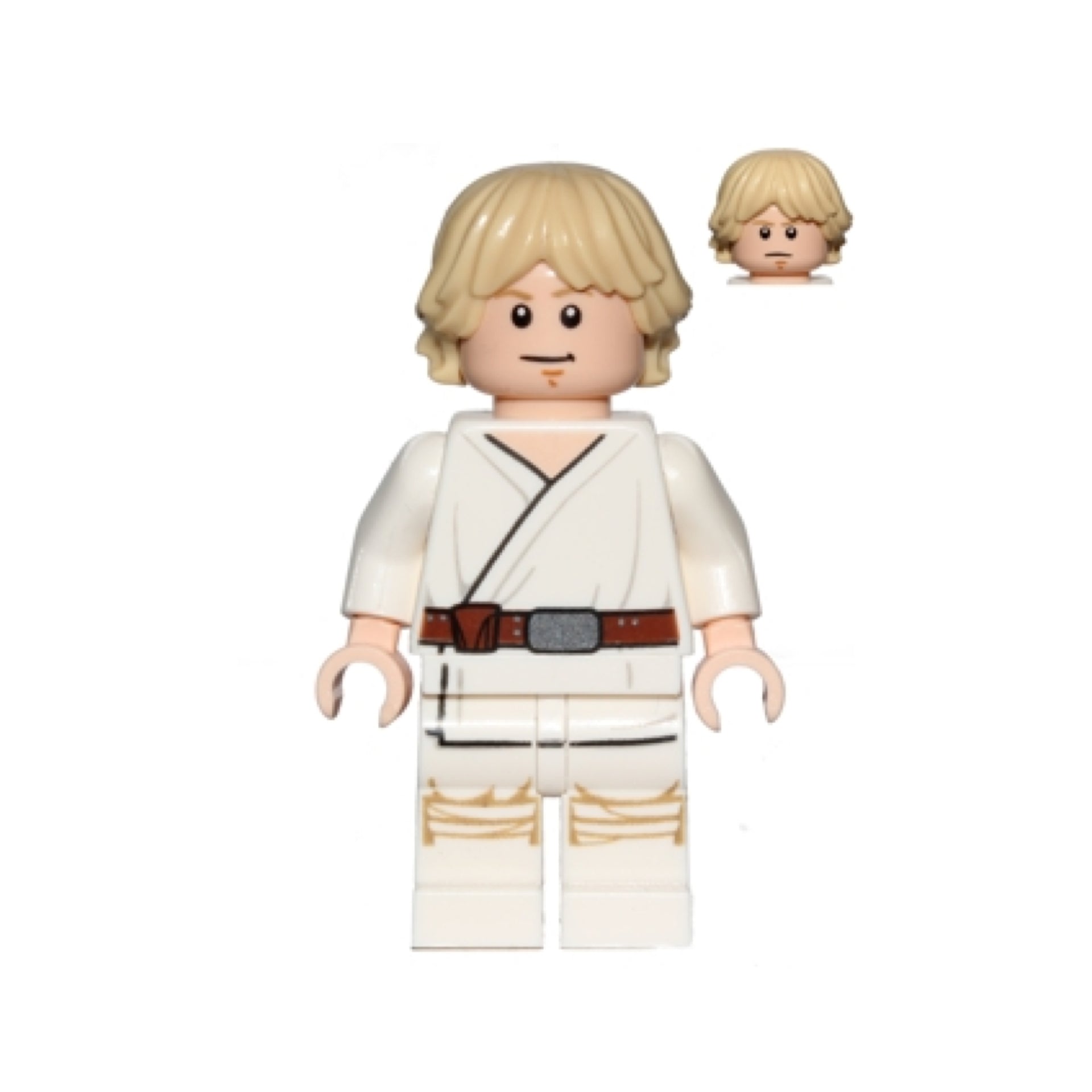 Luke Skywalker (Tatooine, White Legs, Stern / Smile Face Print) Item No: sw0778