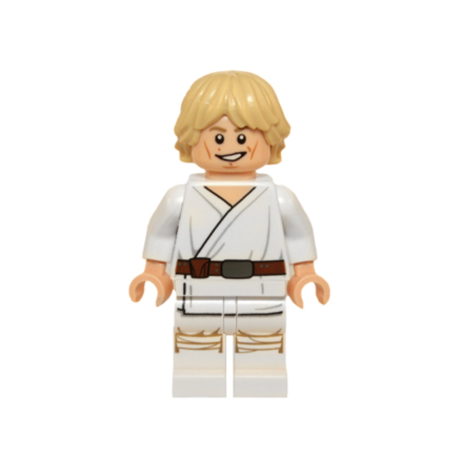 Luke Skywalker (Tatooine, White Legs, Detailed Face Print) Item No: sw0551