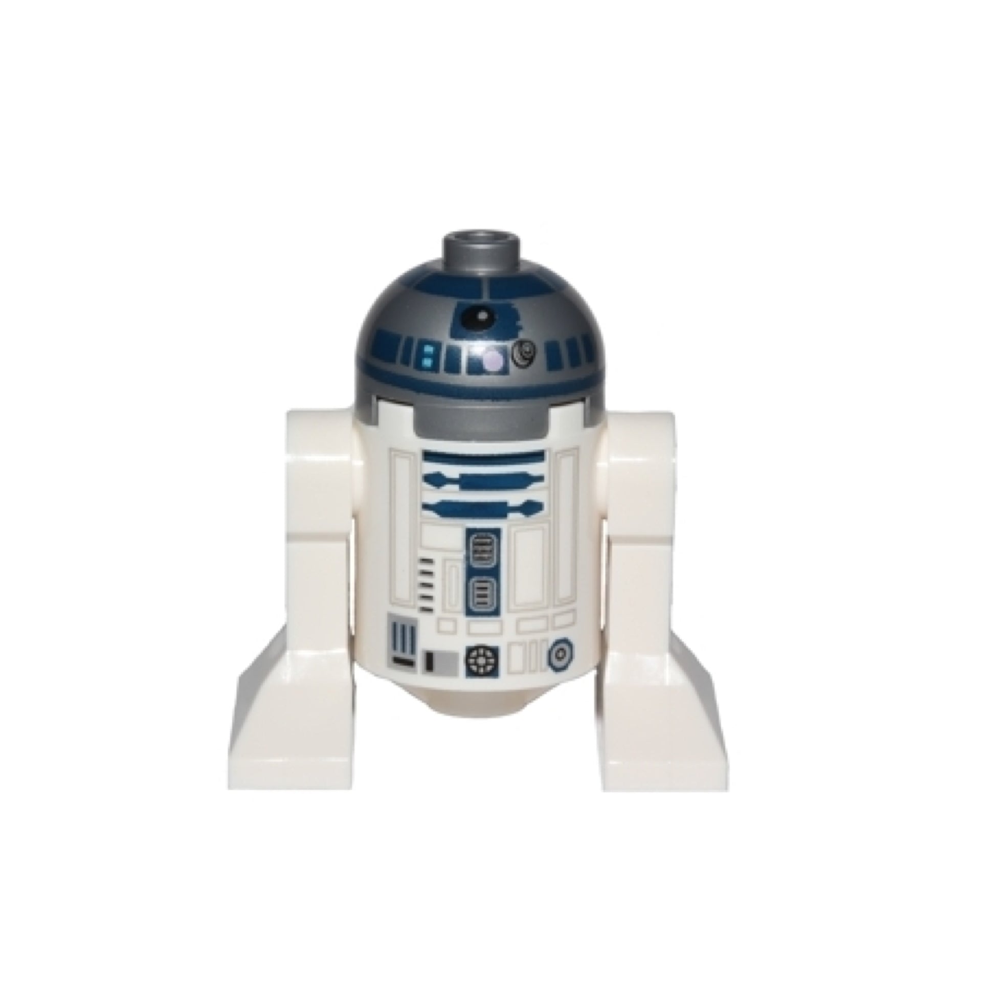 Astromech Droid, R2-D2 - Flat Silver Head, Lavender Dots and Small Receptor Item No: sw0527a