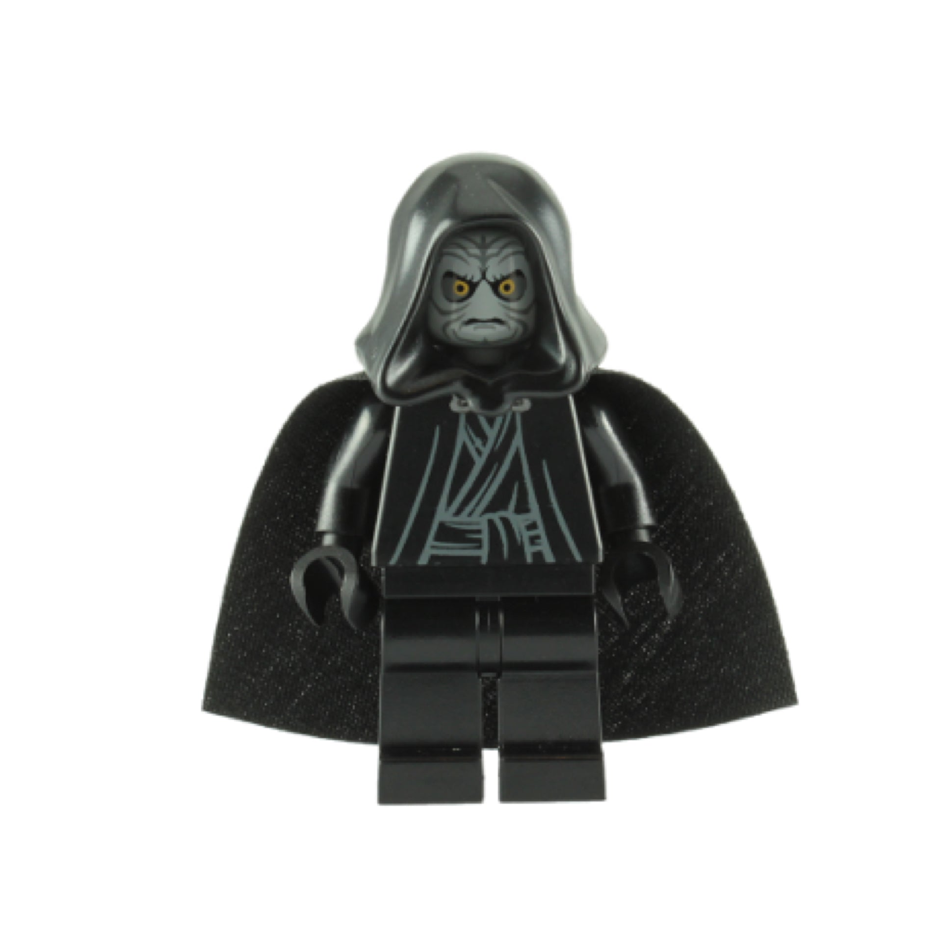 Emperor Palpatine - Light Bluish Gray Head, Black Hands Item No: sw0210