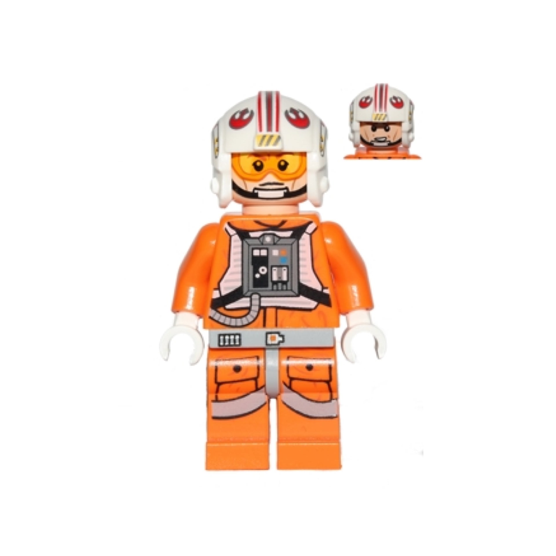 Luke Skywalker (Pilot, Printed Legs, Cheek Lines) Item No: sw0569