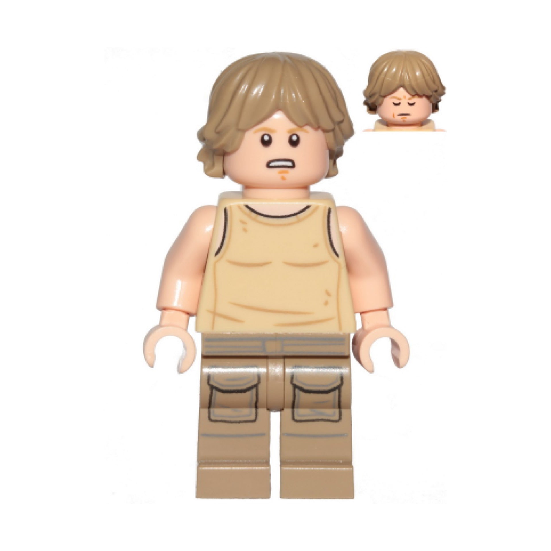 Luke Skywalker (Dagobah, Tan Tank Top) Item No: sw1199