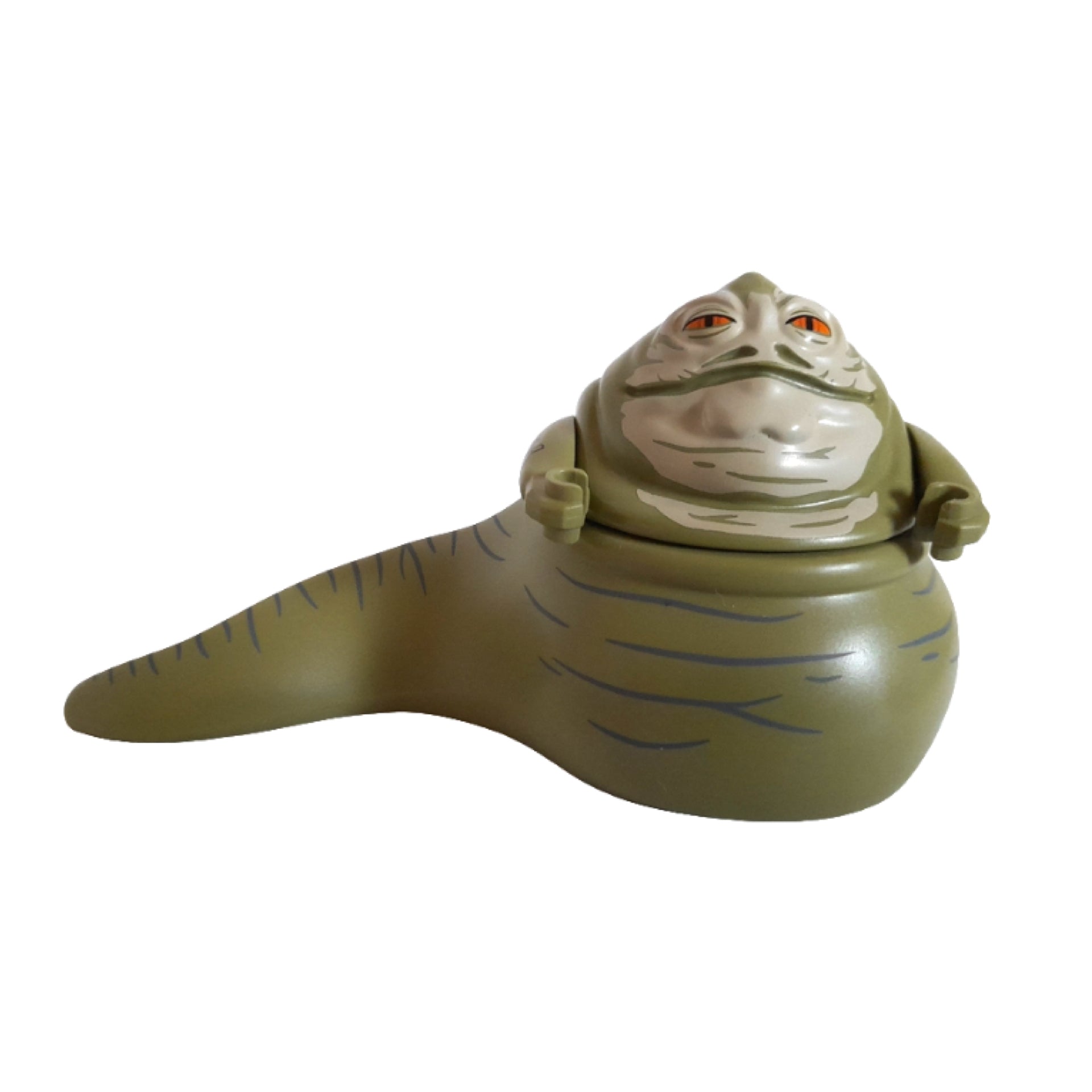 Jabba the Hutt - Olive Green, Tan Face, Dark Bluish Gray Wrinkles Item No: sw1388