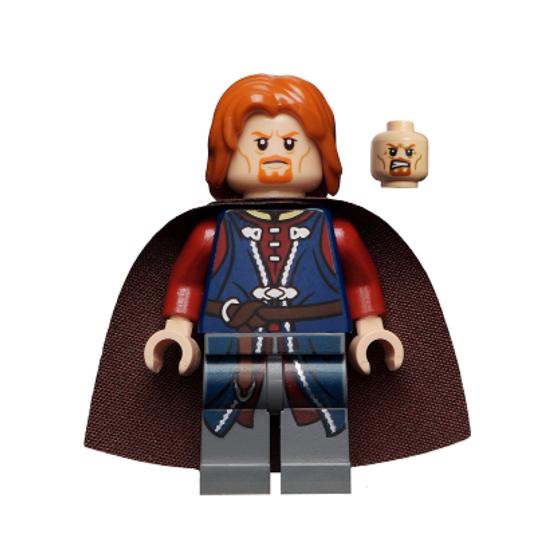 lor014 Boromir - Dark Bluish Gray Legs