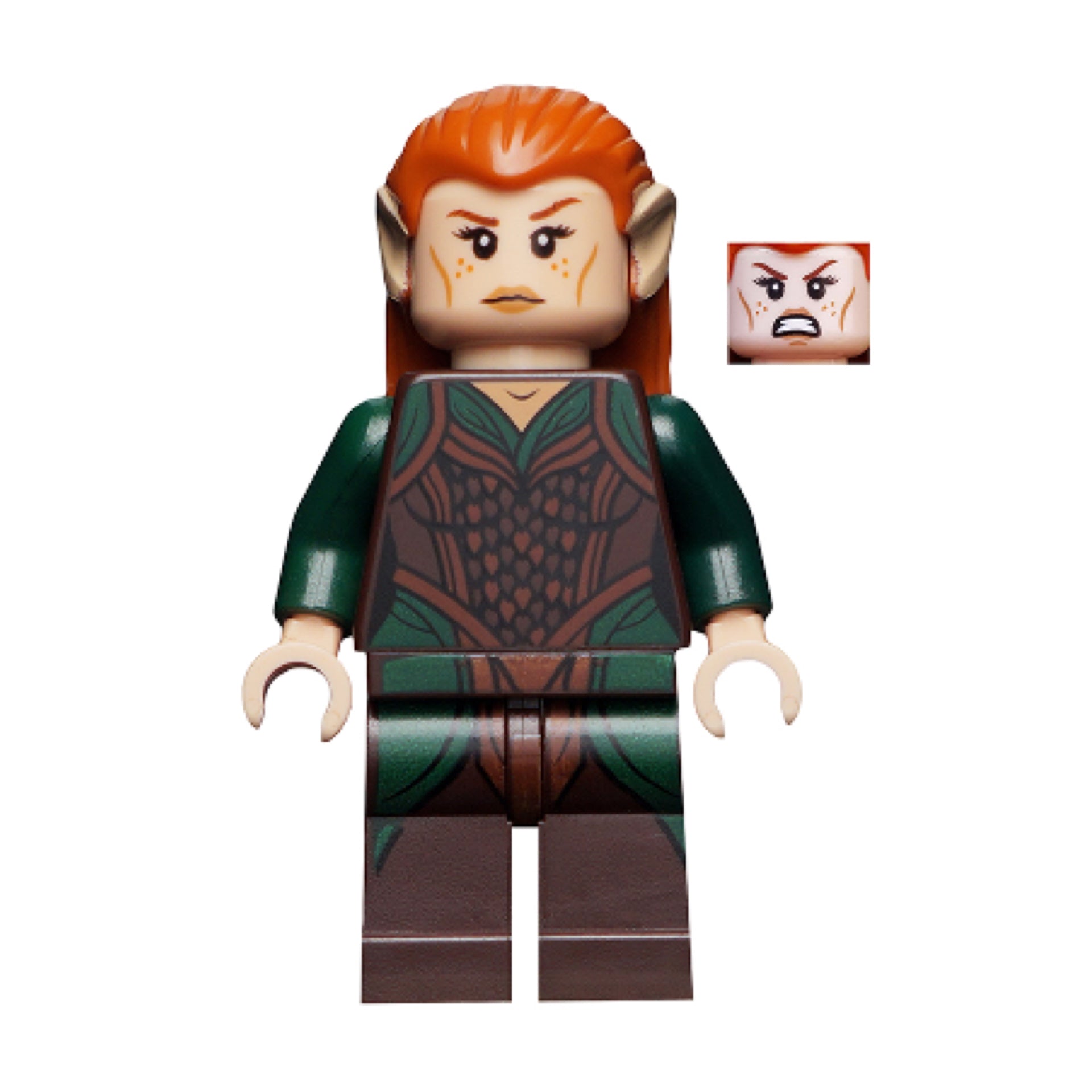 lor034 Tauriel, Dark Green and Dark Brown Outfit