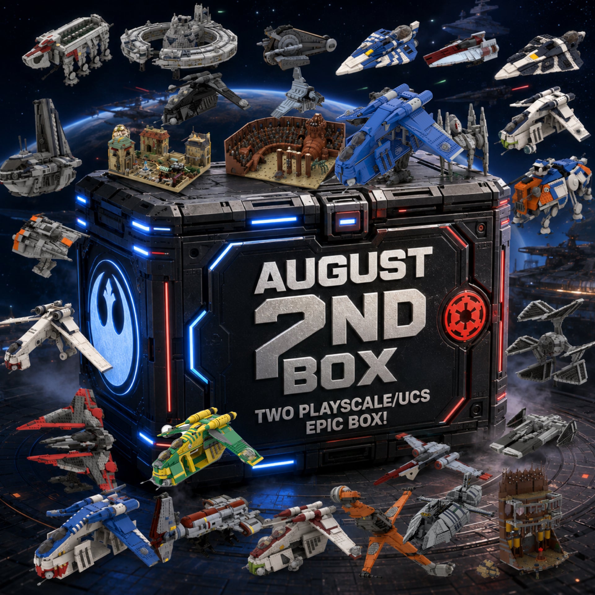 AUGUST 2ND BOX PLAYSCALE/UCS EPIC BOX! (2 SETS GUARANTEED)