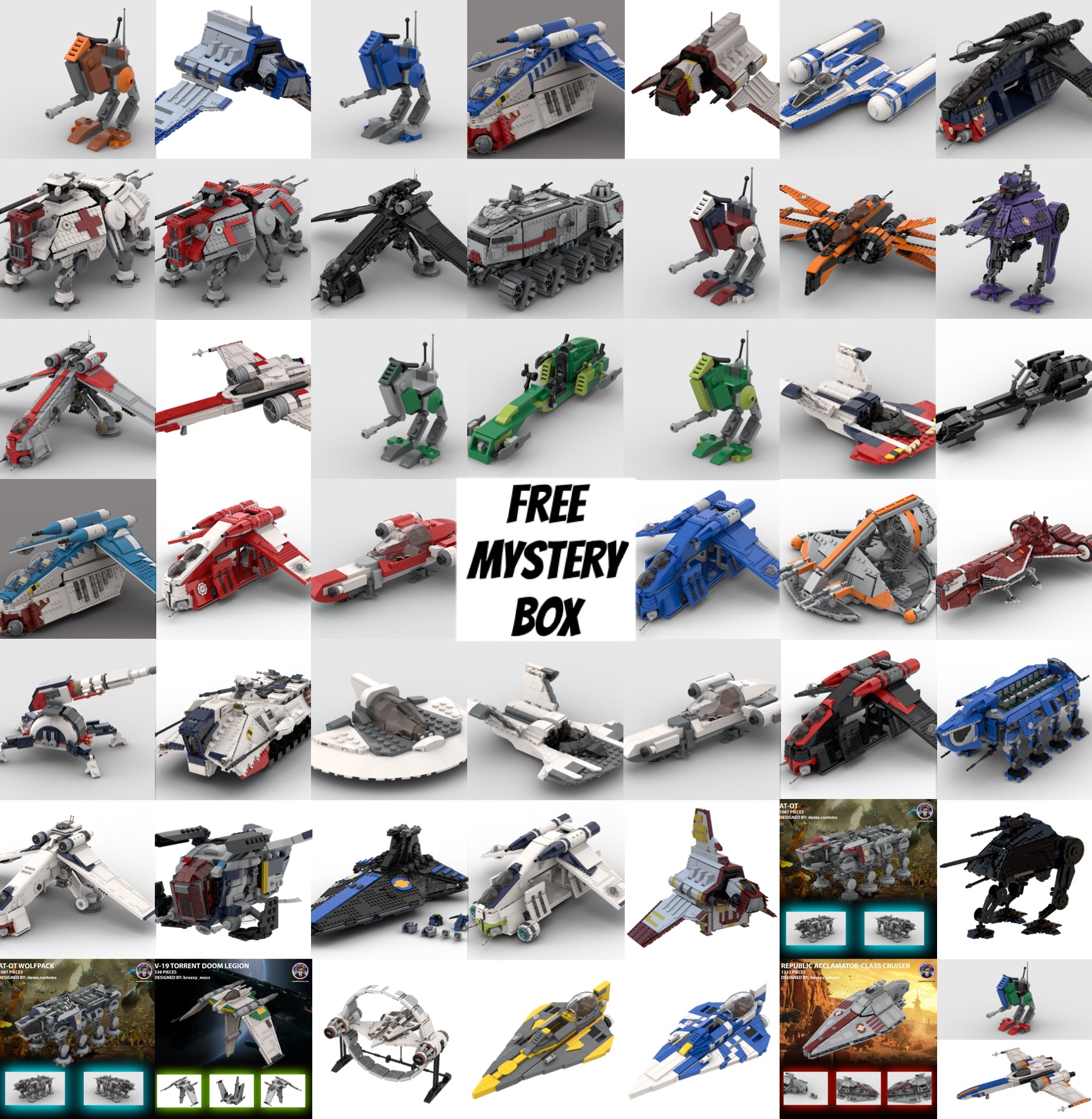 OCTOBER PROMO! FREE! REPUBLIC MYSTERY BOX PLAYSCALE VARIANT!