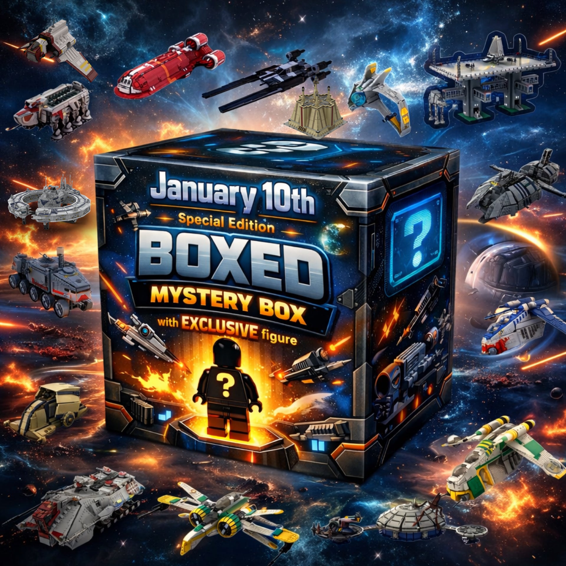 JANUARY 10TH - BOXED SET PLUS EXCLUSIVE FIGURE MYSTERY BOX!