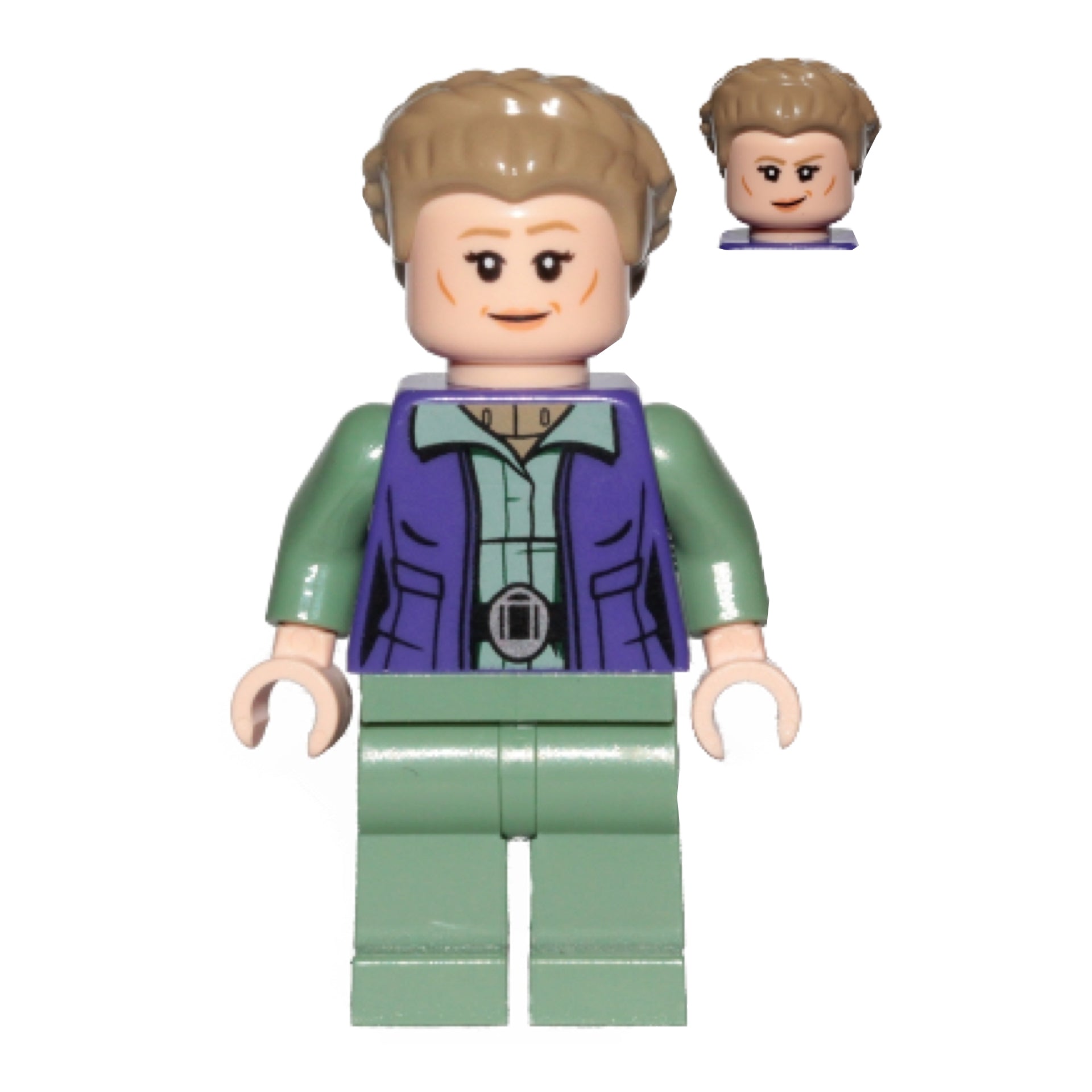 General Leia (Dark Tan Turtleneck, Detailed Vest) Item No: sw1011