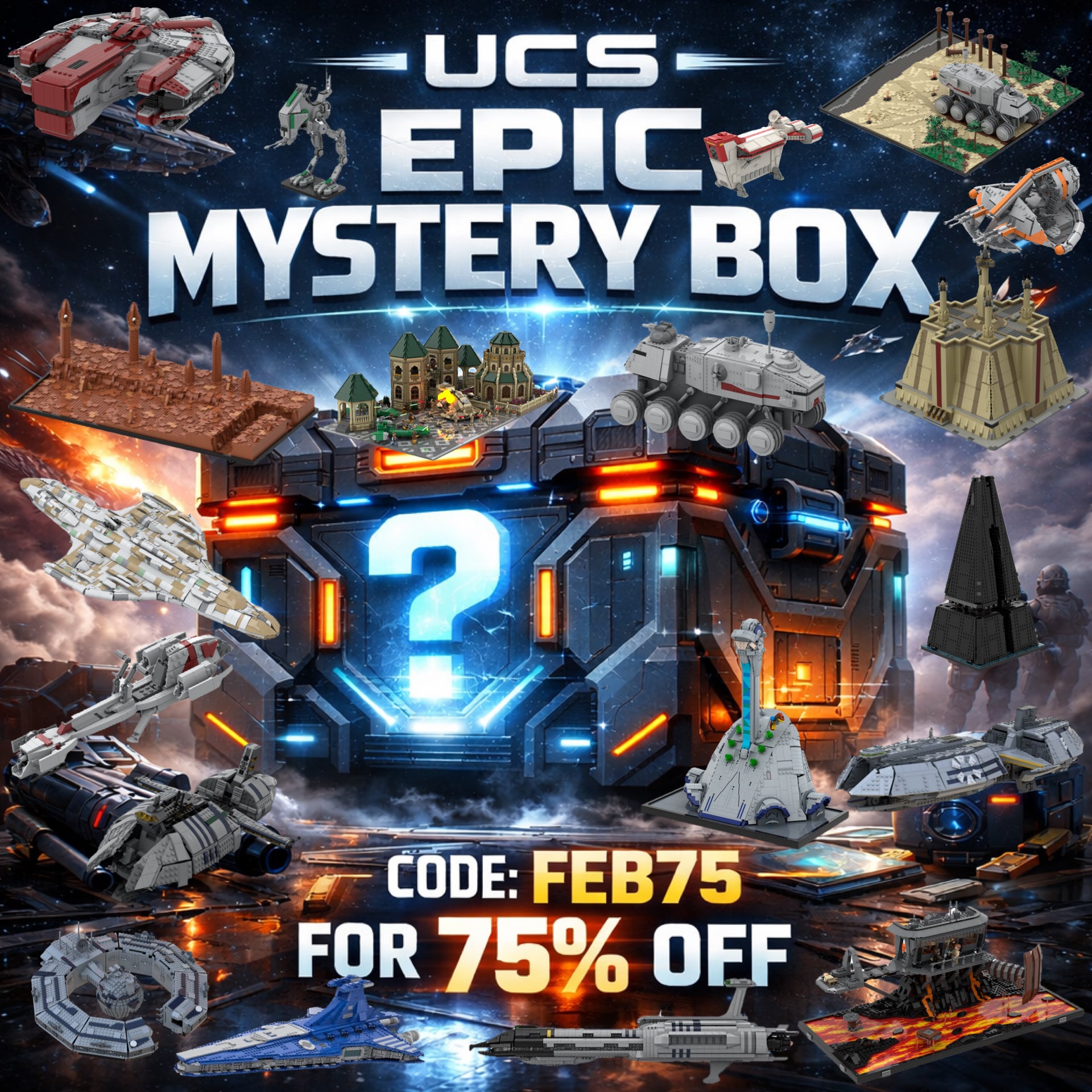 SPECIAL FEBRUARY DELUXE UCS MYSTERY BOX