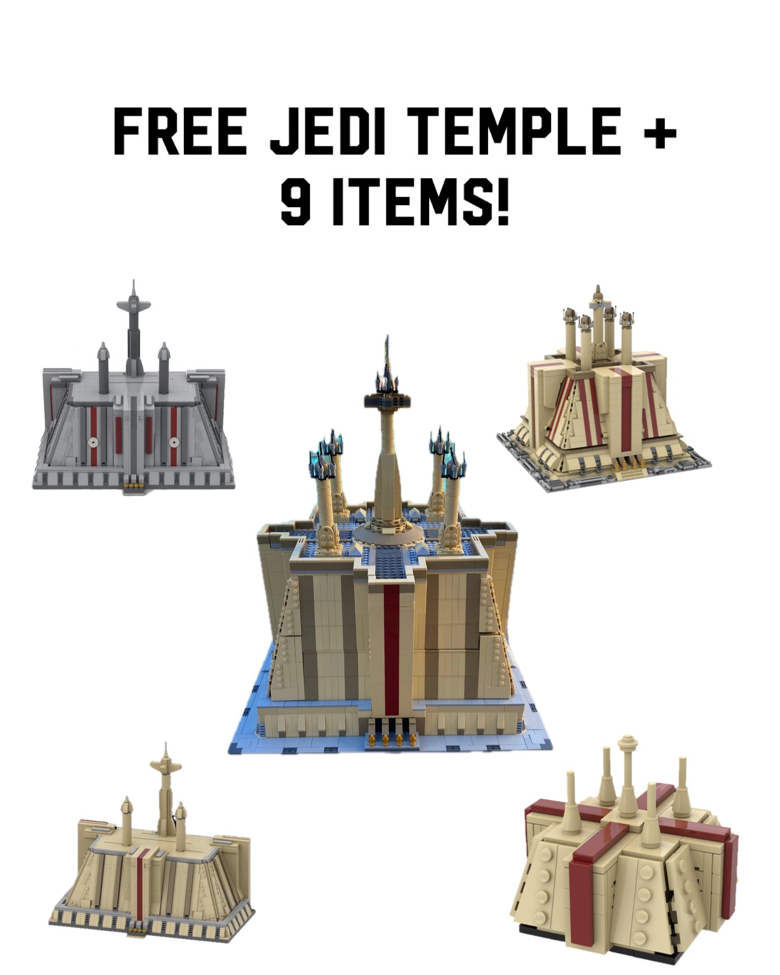 FREE JEDI TEMPLE + 9 ITEMS!!!