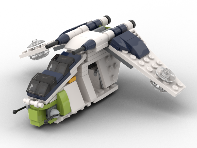 14005: REPUBLIC GUNSHIP (MEDIUM PLO'S BROS) V5