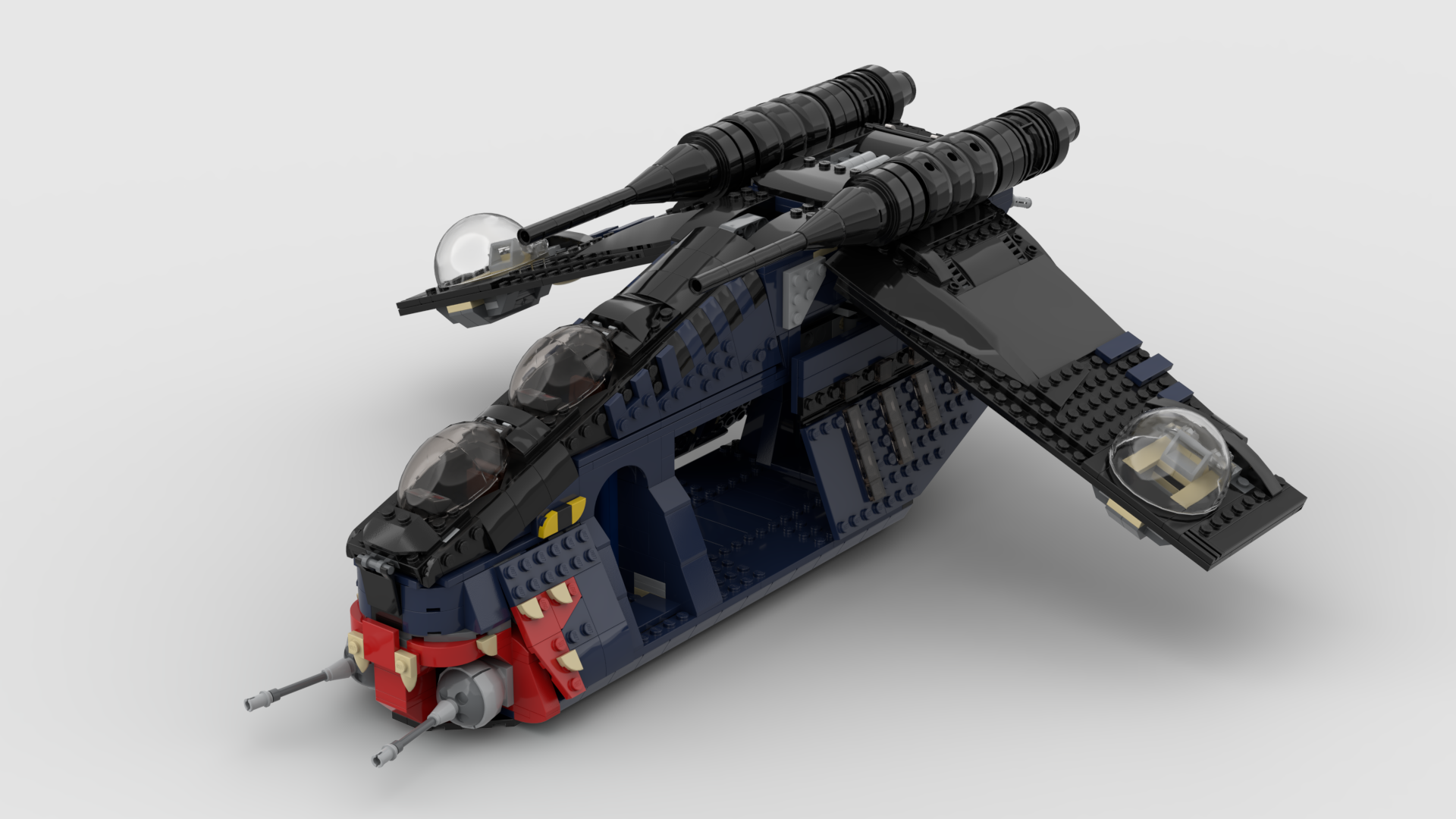 13838: REPUBLIC GUNSHIP (MUUNILINST 10 SHADOW INVERT DARK BLUE)