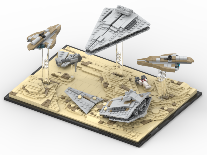 BATTLE ON JAKKU (MOC)