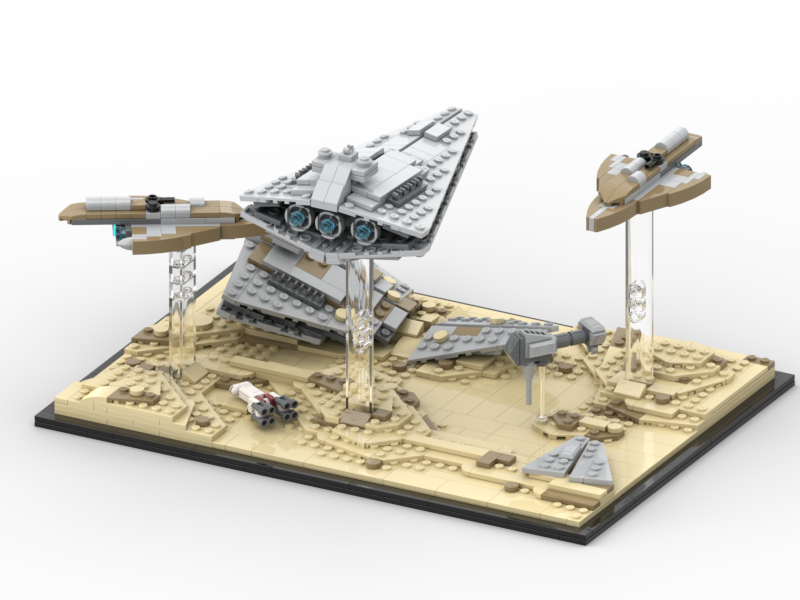 BATTLE ON JAKKU (MOC)