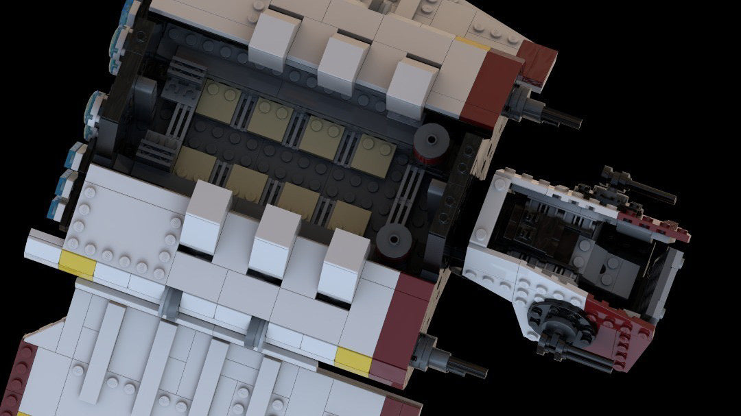 12901: REPUBLIC ATTACK SHUTTLE (CLASSIC V2) + COMES WITH PILOT AND CLONE COMMANDER!