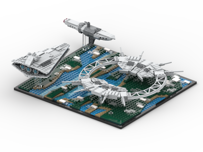 SCARIF AIR BATTLE (MOC)