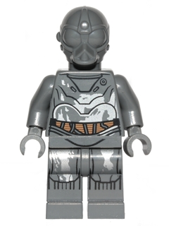 RA-7 Protocol Droid (Dark Bluish Gray) Item No: sw0573