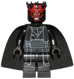 Darth Maul - Horns and Cape, Printed Legs Item No: sw0650