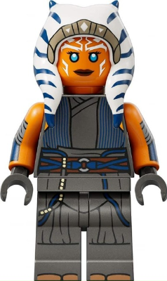 Ahsoka Tano (Adult) - Printed Arms, Pearl Dark Gray Legs Item No: sw1300