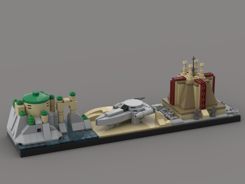 THE PHANTOM MENACE SKYLINE