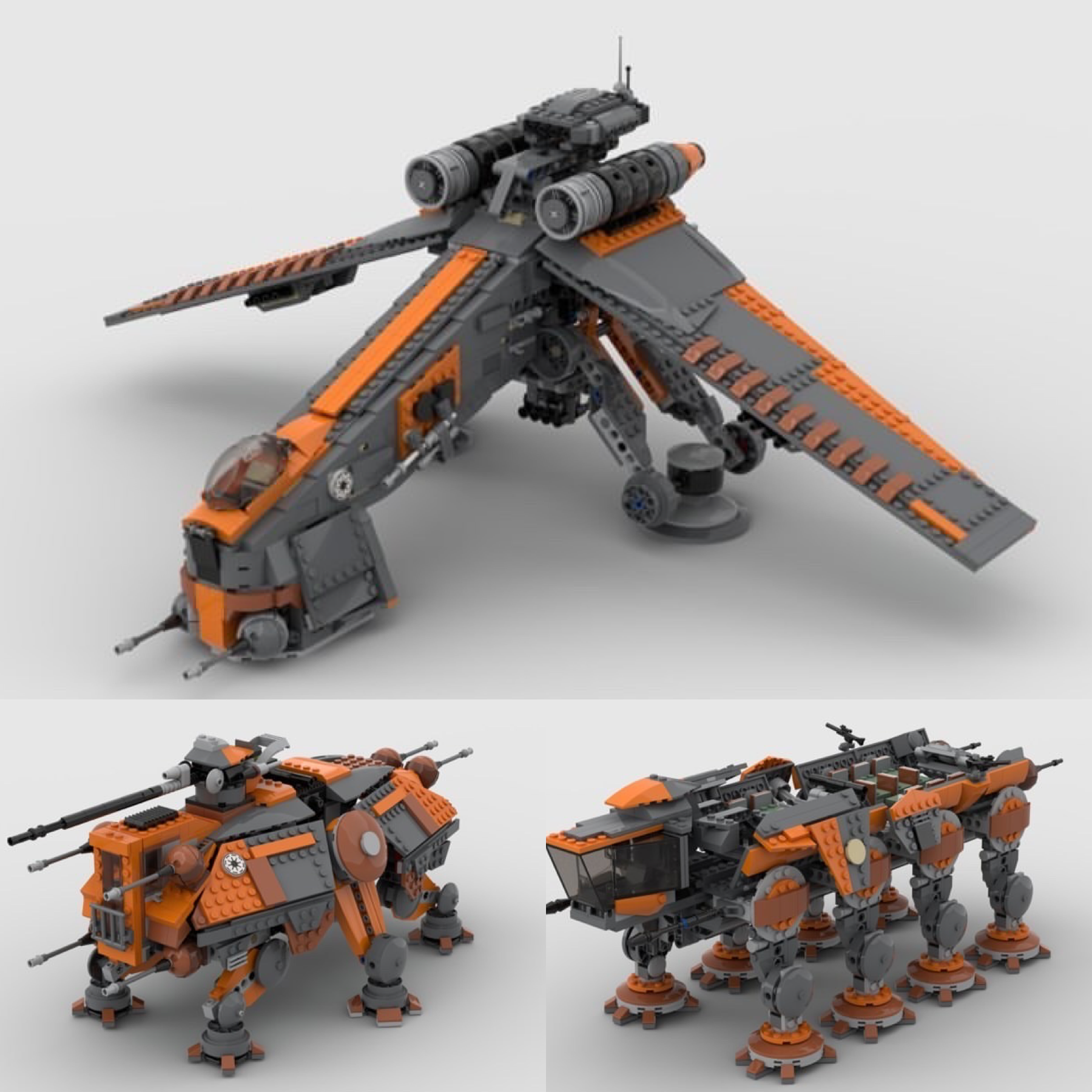 GEO DROPSHIP & AT-OT / AT-TE (COMBO SET)