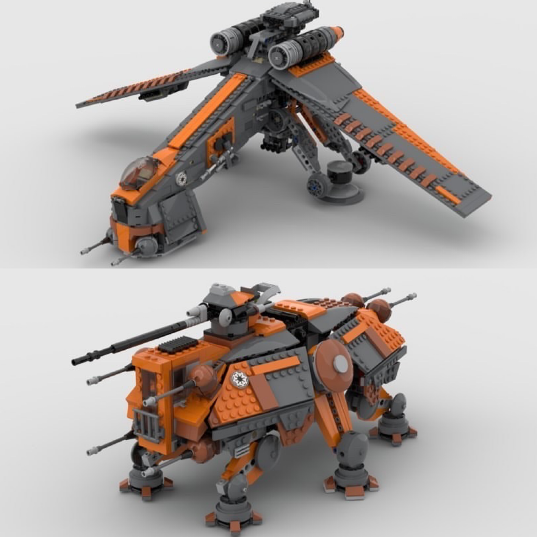 GEO DROPSHIP & AT-OT / AT-TE (COMBO SET)