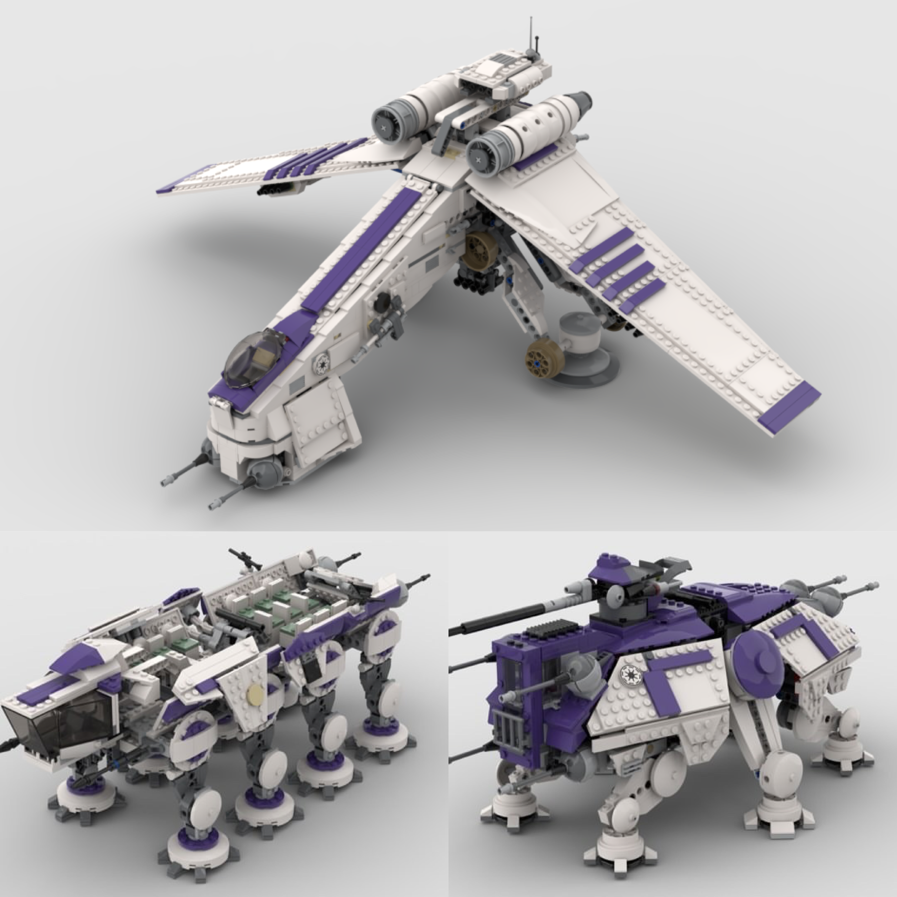 187TH LEGION DROPSHIP & AT-OT / AT-TE COMBO SET