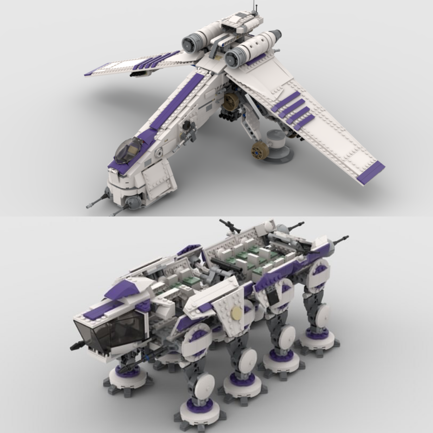 187TH LEGION DROPSHIP & AT-OT / AT-TE COMBO SET